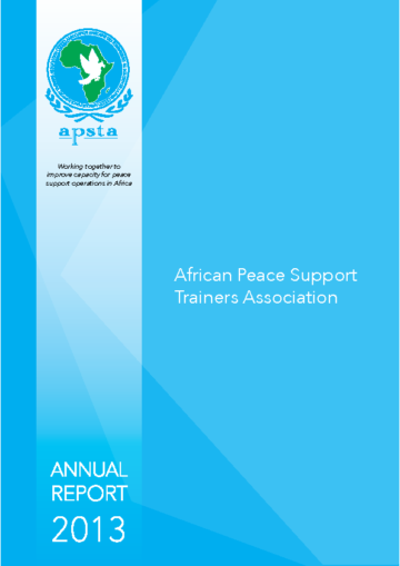 APSTA Annual Report 2013 EN
