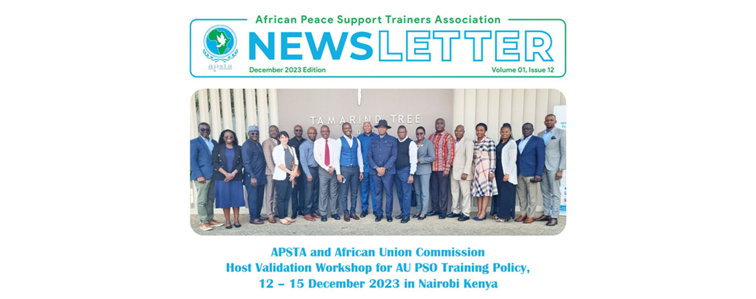 APSTA Newsletter December 2023 Edition
